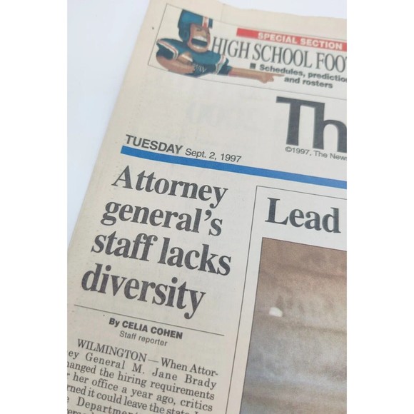 Vintage The News Journal Newspaper September 1997 Princess Diana Death Car Crash - Picture 4 of 8